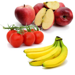 banany, banan, ki bananw, pomidor, pomidory na gazce, jabko, jabka