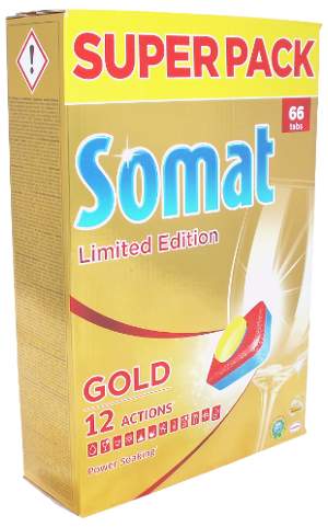 somat gold limited edition 66 sztuk, tabletki do zmywarki somat