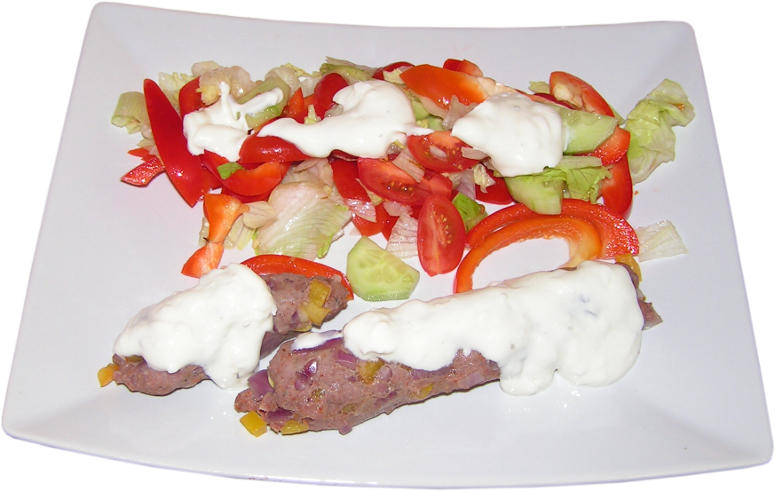 shish kebab na parze