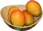 owoce mango, mango w miseczce